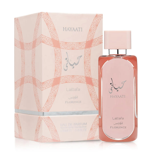 Lattafa Hayaati Florence. Apa de parfum 100 ml, Femei