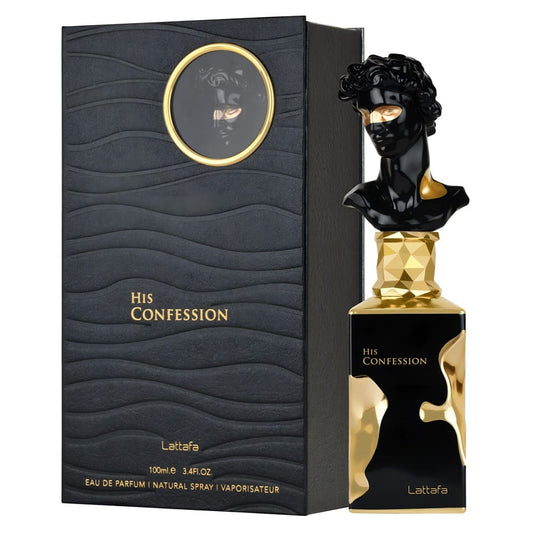 Lattafa His Confession, apa de parfum, de barbat, 100 ml