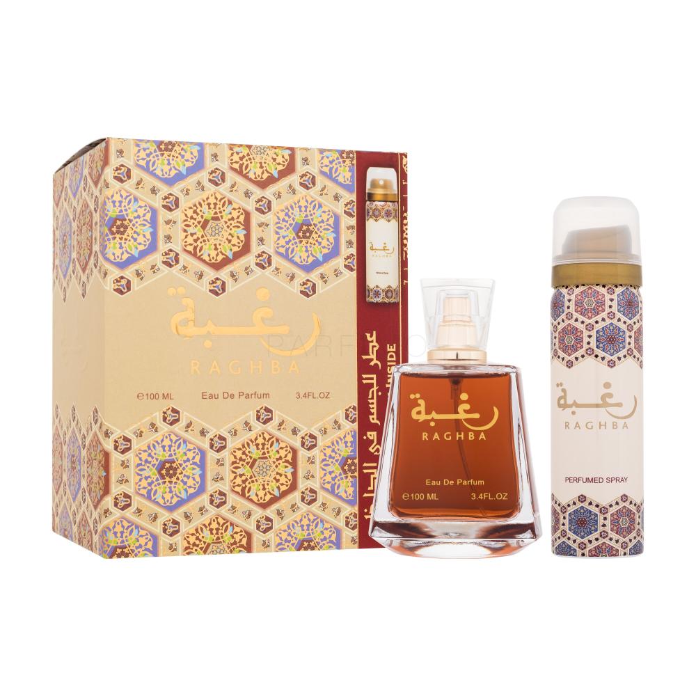 Parfum damă Lattafa Raghba 100ml cu Deodorant 50ml